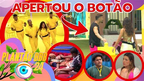 BBB24 NIZAM APERTA BOTÃO AMARELO BEATRIZ CONVERSA LUCAS DAVI