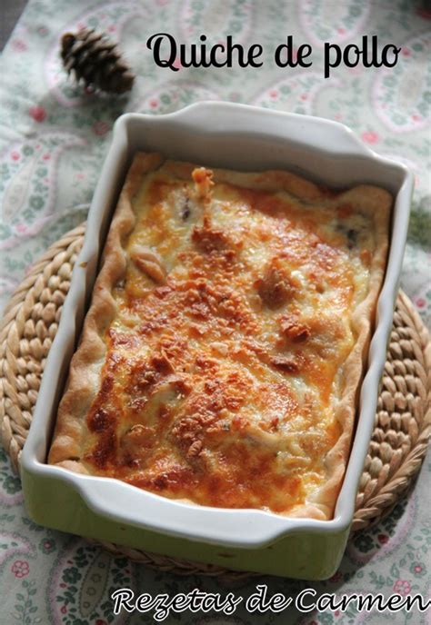 Quiche De Pollo Con Mostaza