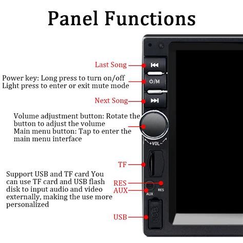 Cheap Hippcron Car Radio Din Stereo Receiver Audio Inches Hd Mp