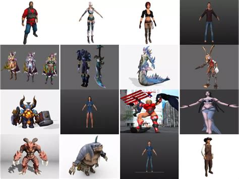 Top 16 Free 3d Game Character Models For Rendering Most Recent 2022