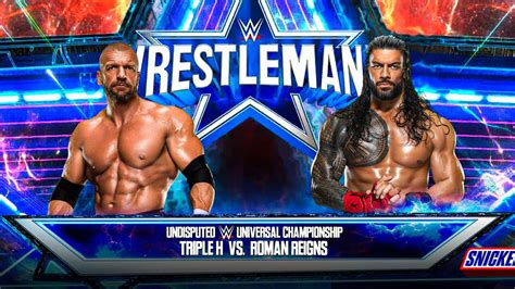 Wwe K Triple H Vs Roman Reigns No Holds Barred Match Youtube