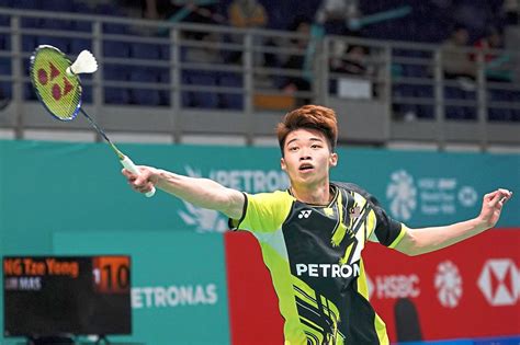 Badminton First Real Test Awaits Tze Yong In Quarter Finals The Star