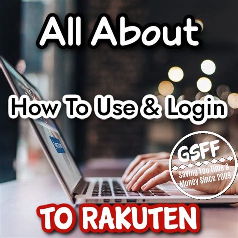 Rakuten Login & Sign Up Walk Through