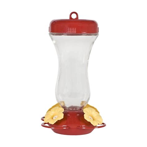 Glass Top Fill Hummingbird Feeder 16 Oz Matériaux Jls