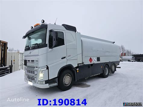 Volvo FH13 500HP 6X2 Eur6 20m3 Fuel Truck For Sale Lithuania Vilnius