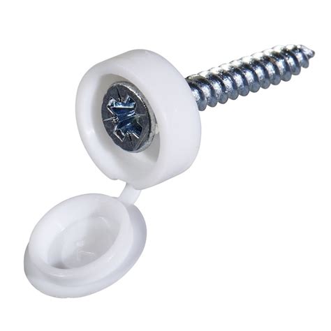 Wilko White Screw Caps 20 Pack Wilko