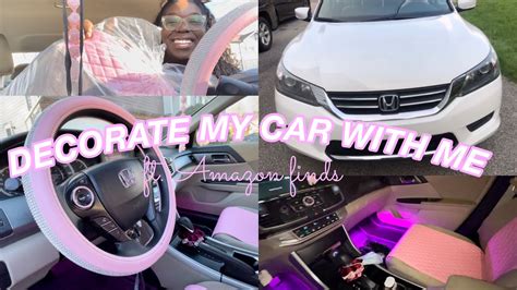 DECORATE MY CAR WITH ME CAR TOUR FT AMAZON FINDS HONDA ACCORD YouTube