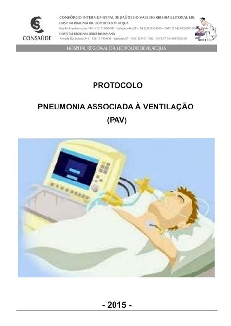 PDF PROTOCOLO PNEUMONIA ASSOCIADA À VENTILAÇÃO PAV SERVIÇO DE