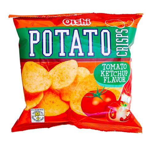 Oishi Potato Crisps Tomato Ketchup Flavor 50g Online At Best Price