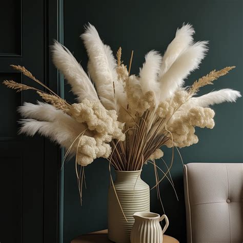 Amazon Dried Pampas Grass Decor 17 Inches Small Pompus Grass 20