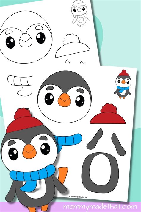 Printable Penguin Craft (With Free Template)