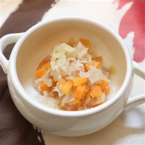 【離乳食後期】ツナと野菜のうま煮｜離乳食・離乳食レシピ（管理栄養士監修）｜ベビーカレンダー