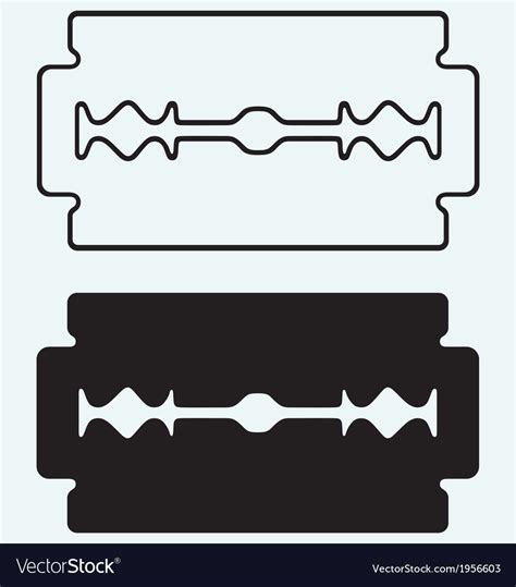 Blade razor Royalty Free Vector Image - VectorStock