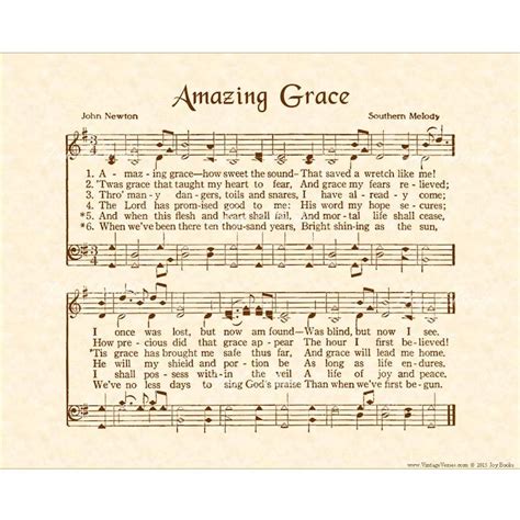 AMAZING GRACE Hymn Art Custom Christian Home Decor - Etsy