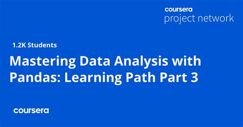 Mastering Data Analysis With Pandas Learning Path Part 3 Coursya