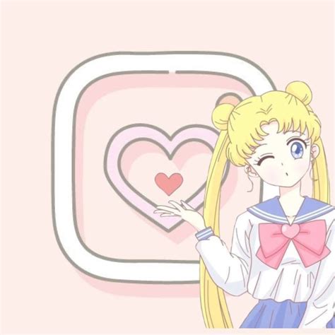 Sailor Moon Instagram Icon Icône Application Fond Ecran