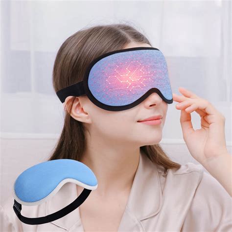 Portable Cold And Hot USB Heated Steam Eye Mask Reusable Ice Gels For Sleeping Eye Puffiness