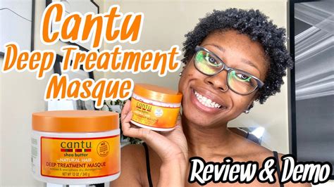 Cantu Deep Treatment Masque Review How To Deep Condition Your Hair Youtube