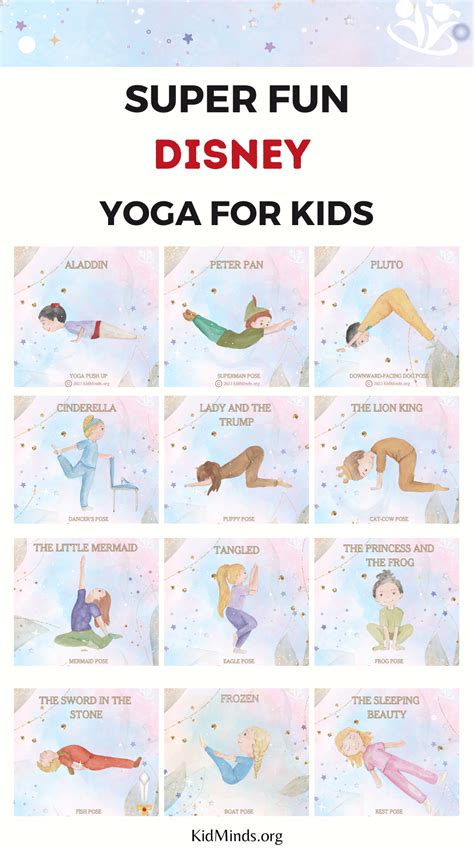 The Best 12 Disney Yoga Poses for Kids | KidMinds