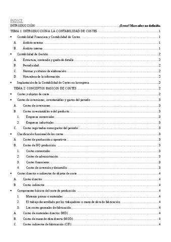 Apuntes De Contabilidad De Costes Pdf