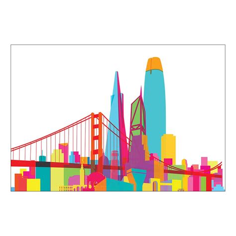 San Francisco Skyline Drawing | Free download on ClipArtMag