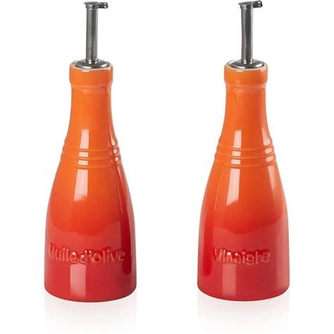 Huilier Et Vinaigrier Limics Creuset Set Huile Vinaigre C Ramique