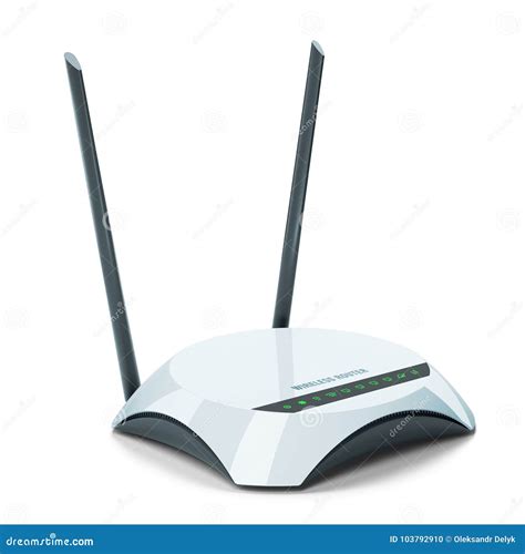 Modern Wi Fi Wireless Router Stock Illustration Illustration Of