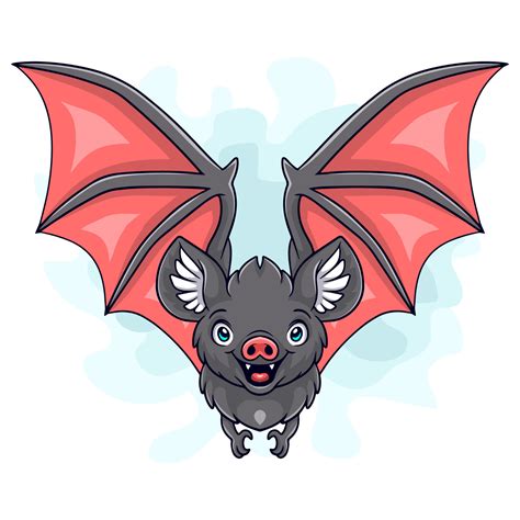 Cartoon funny bat cartoon isolated on white background 16556630 Vector ...