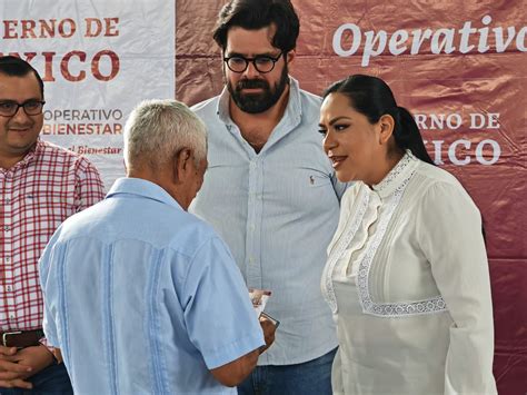 Secretaria De Bienestar Ariadna Montiel Reyes Participa En Operativo