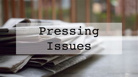 Pressing Issues — Highgrove Church