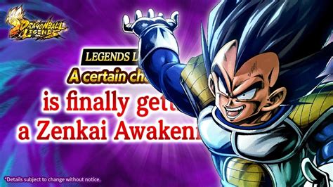 Confirmado Vegeta Legends Limited Recibe Zenkai Dragon Ball Legends