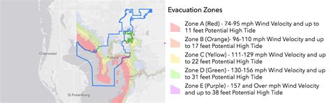 Tampa Bay Area Map Evacuation Zone