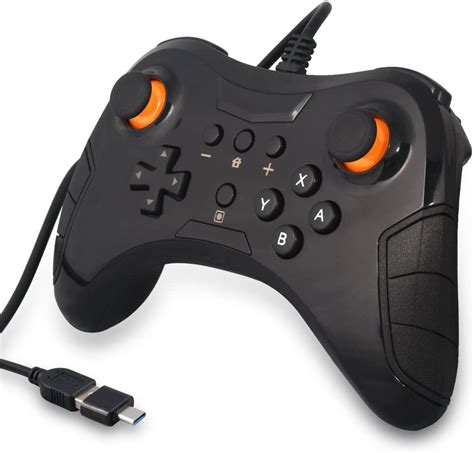 OSTENT Joystick Per Controller Gamepad USB Pro Cablato Per Nintendo