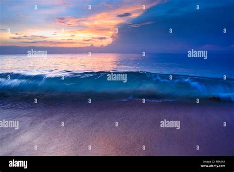 Thailand Phuket Karon Beach Beach At Dusk Stock Photo Alamy