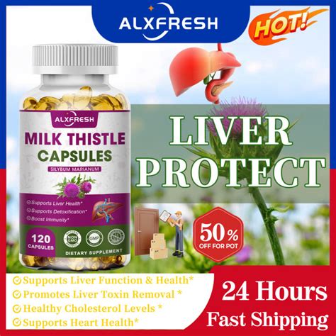 Milk Thistle Dandelion Extract Liver Capsules For Improve Liver Detox