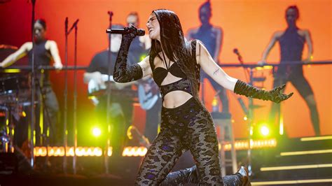 Dua Lipa Adds Yet Another Catsuit To Her Stage Style Repertoire