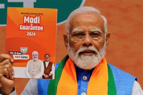 Bjp Unveils Modi Ki Guarantee For 2024 Elections Promises 6g Free