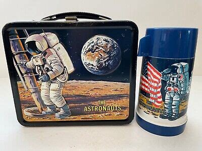 Vintage The Astronauts Aladdin Lunch Box And Thermos Ebay