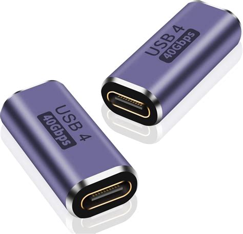 Amazon co jp 2個セット USB C 中継アダプタ メス to メス USB Type C 延長アダプタ 40Gbps 高速