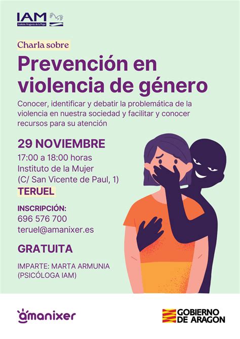 Charla Sobre Prevención De Violencia De Género En Teruel Amanixer