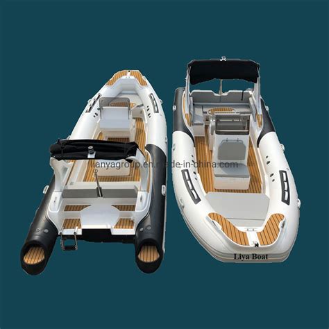 Liya 6 2m Inflatable Hypalon Rib Boats Semi Rigid Hull Yacht For Sale