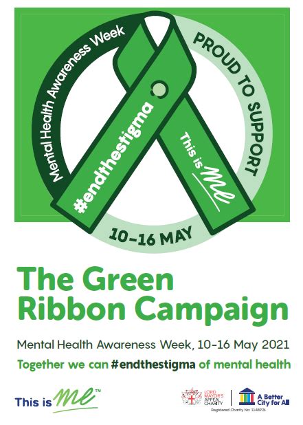 The Lord Mayors Appeal. The Green Ribbon Campaign A4 Poster: Download