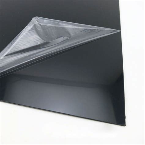 Black Abs Plastic Sheet Board Diy Model Craft X Mm Mm