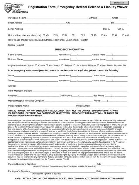 Fillable Online School Programm Registration Form Printable Pdf