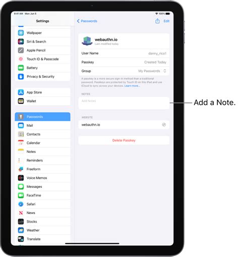 View Your Passwords And Related Information On Ipad Apple Support