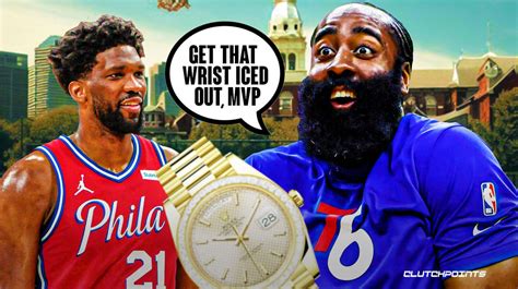 Sixers Joel Embiid Gets Rolex From James Harden After Mvp