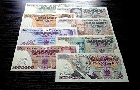 Banknoty Prl Zestaw Szt St Unc Okr Glik Olx Pl