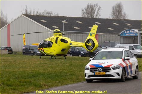 Lifeliner Vliegt Voor Medische Noodsituatie Naar Dronrijp Traumaheli