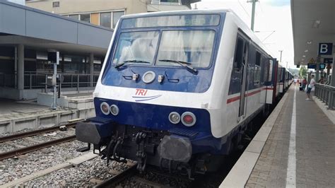 Mit Dem Tri N Wagen Und Br Als Re A Von Stuttgart Hbf Nach