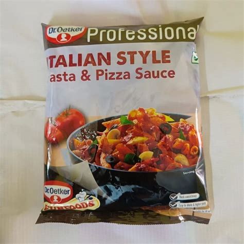 Dr Oetker Professional Italian Style Pasta Pizza Sauce Packaging Type